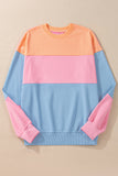 Color Block Drop Shoulder Sweatshirt- 4 Colors