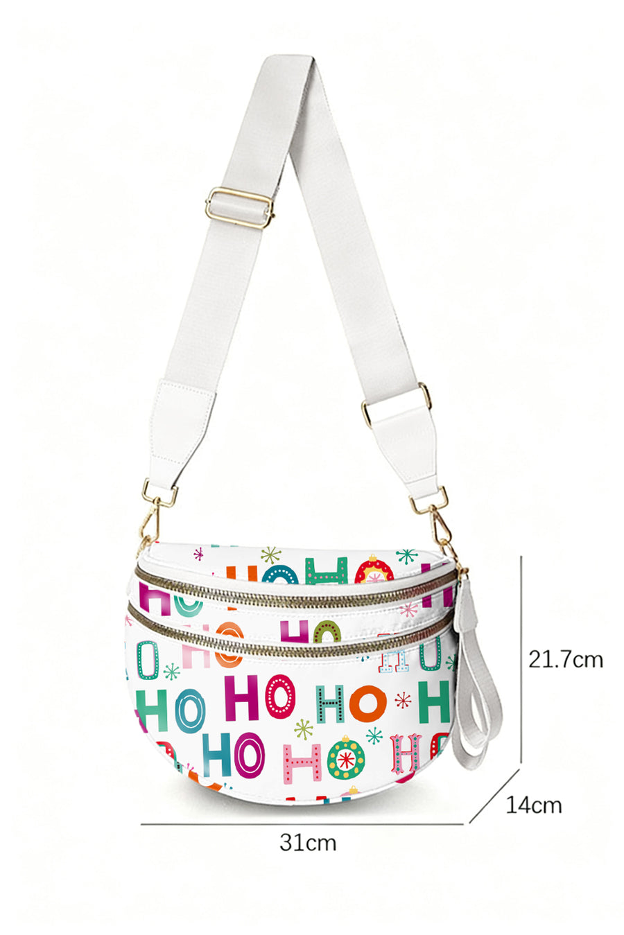 Graphic Print Multi Pocket Crossbody Bag- 4 Styles