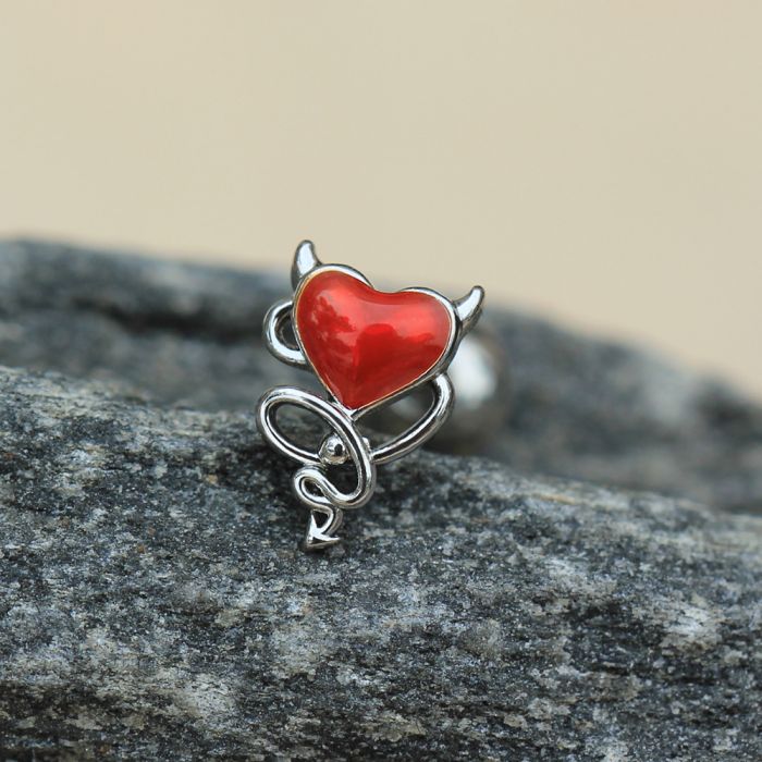 Devil's Heart Cartilage Earring