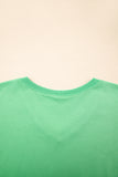 V-Neck Drop Shoulder T-Shirt and Patchwork Shorts Set- 3 Colors