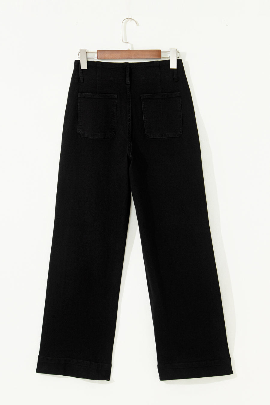 2-Button High Waist Wide Leg Jeans- 4 Colors