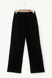 2-Button High Waist Wide Leg Jeans- 4 Colors