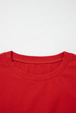 Varsity Striped Short Sleeve Crew Neck T-Shirt- 3 Colors