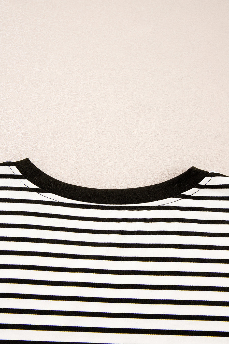 Striped Chest Pocket Crew Neck Muscle Tee- 2 Colors
