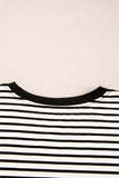 Striped Chest Pocket Crew Neck Muscle Tee- 2 Colors