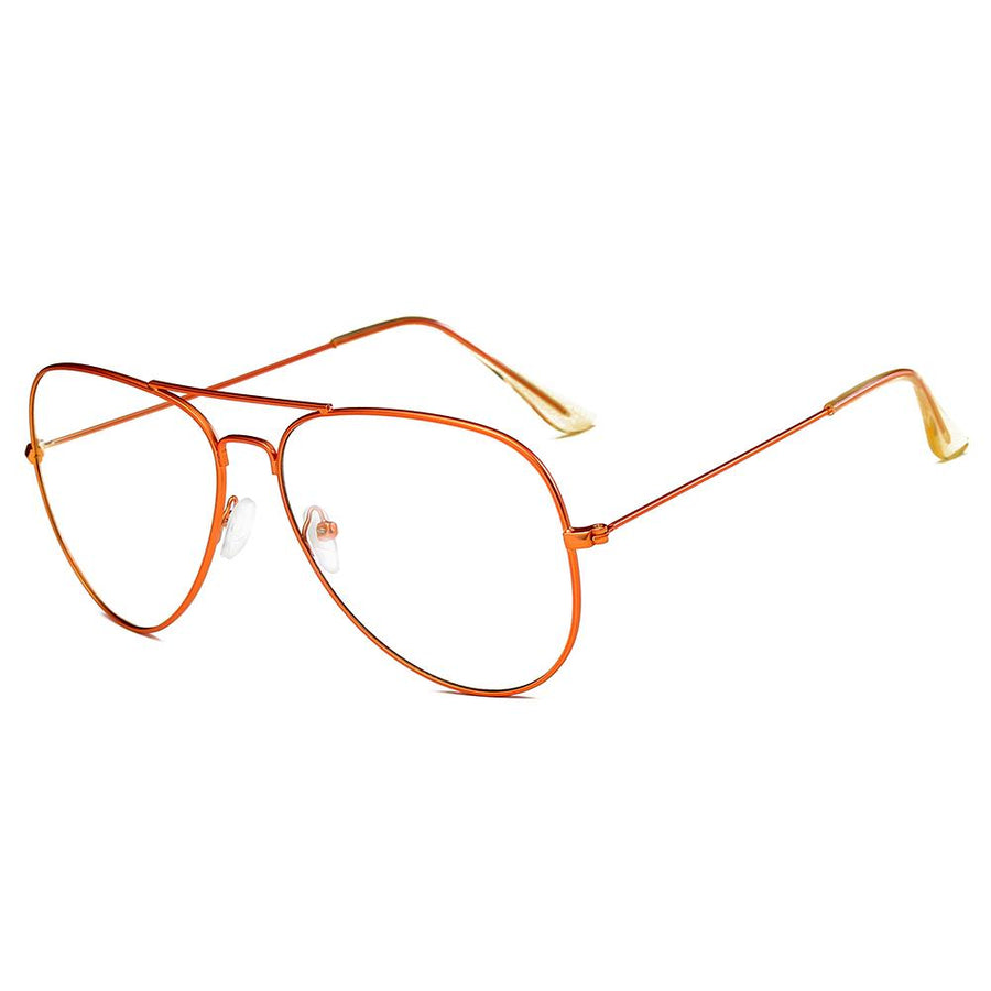 ENID - Trendy Aviator Clear Lens Sunglasses- 5 Colors