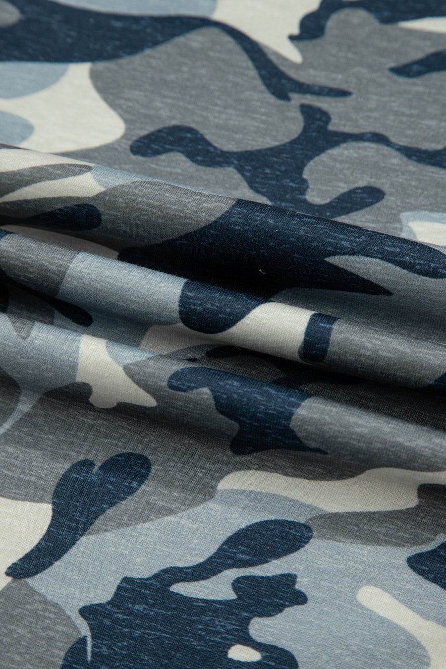 Heathered Camouflage Crew Neck Short Sleeve T-Shirt- 2 Colors