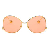 Eugene Trendy Oversized Pantone Lens Sunglasses- 12 Colors