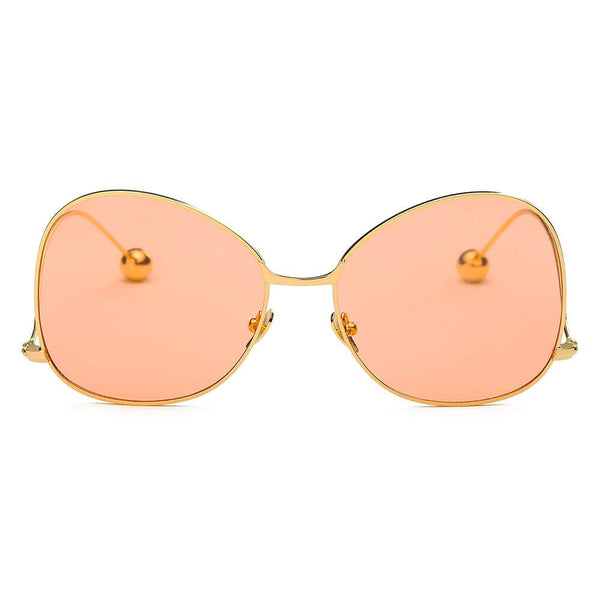 Eugene - Women's Trendy Oversized Pantone Lens Sunglasses