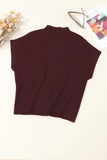 Green Pocket Ribbed Knit Short Sleeve Sweater- 9 Colors