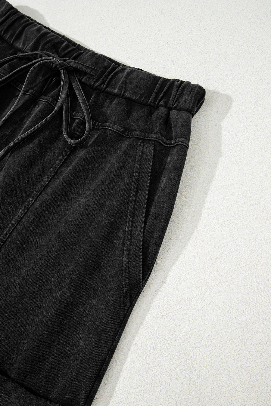 Mineral Wash Exposed Seam Wide Leg Cargo Pants- 3 Colors
