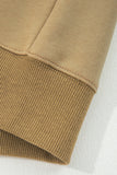 Star Patch Exposed Seam Uneven Hem Sweatshirt- 2 Colors