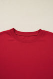 Plus Size Varsity Striped Crew Neck Sweatshirt- 2 Colors