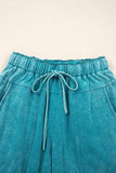 Mineral Wash High Waist Cargo Sweatpants- 3 Colors