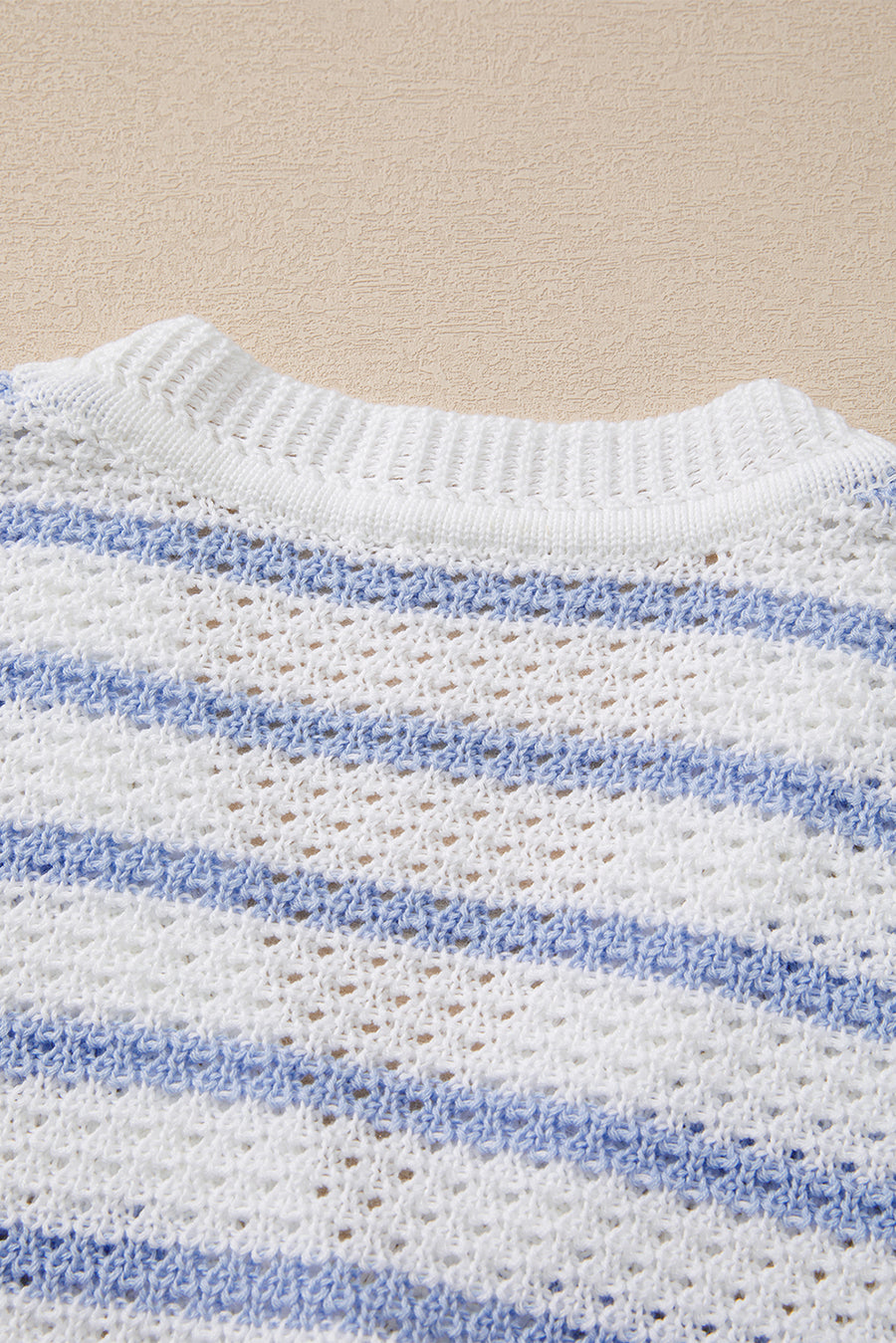 Striped V-Neck Button-Up Knit Vest- 2 Colors