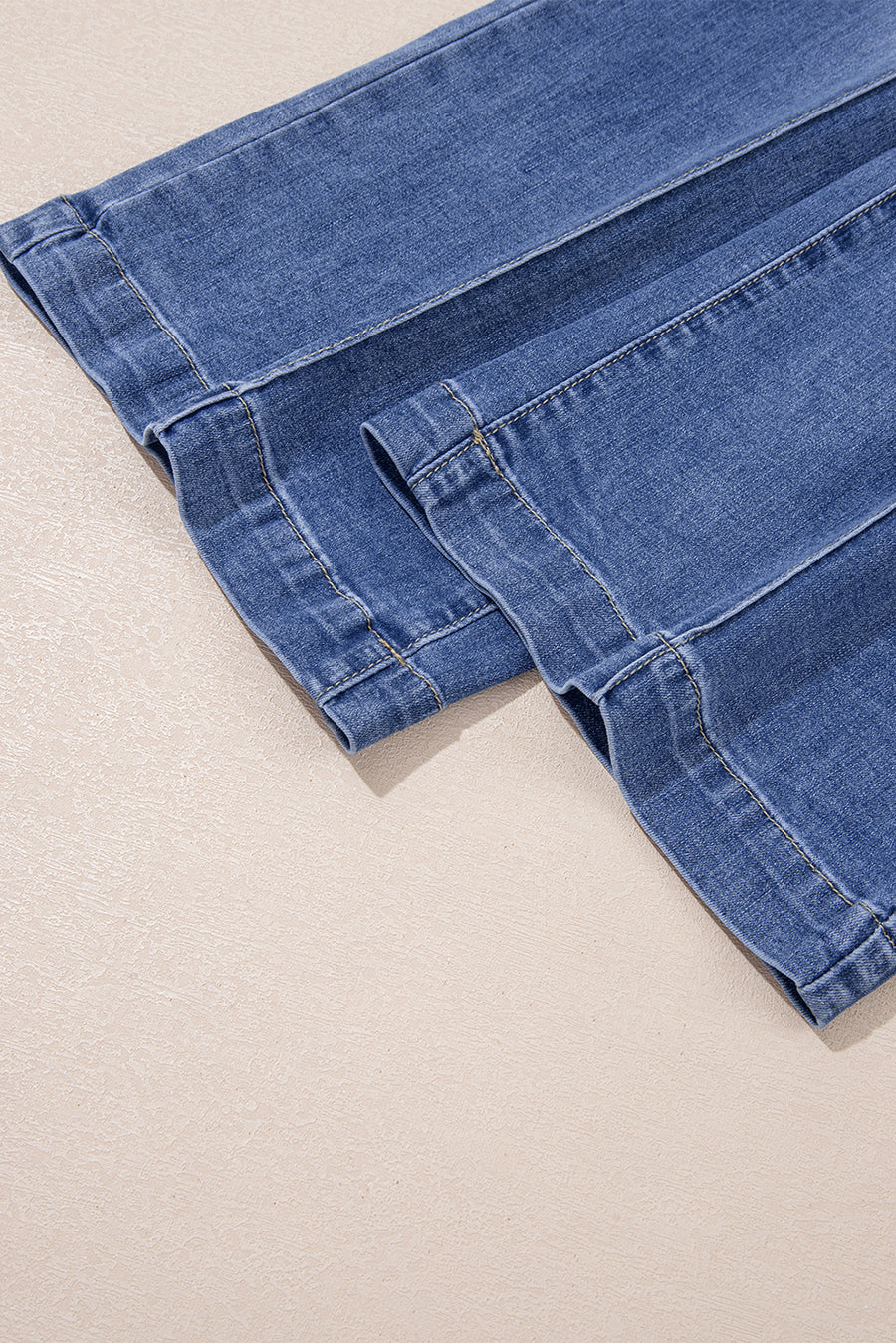 Center Seam Detail High Rise Jeans