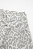 Print Frayed Edge Wide Leg High-Waist Jeans- 7 Styles