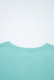 Twisted Ribbed Color Block Patchwork Long Sleeve Henley Shirt