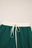 *Pre-Order* Color Block Drop Shoulder T-Shirt and Skort Set- 5 Colors