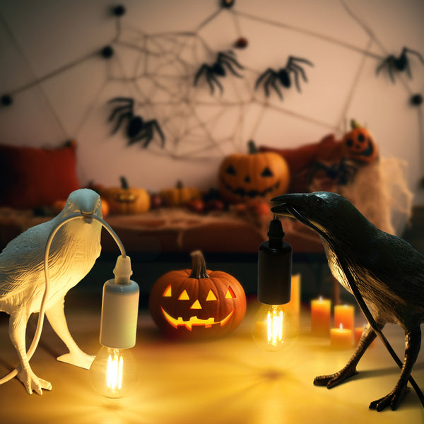 Raven Desk Lamp- 2 Colors & 2 Options