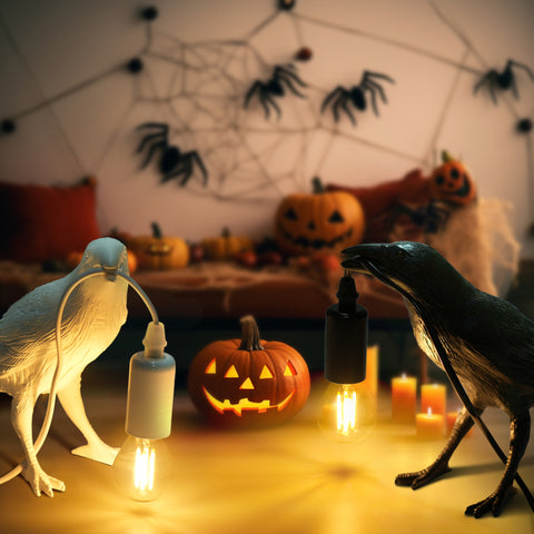 Raven Desk Lamp- 2 Colors & 2 Options
