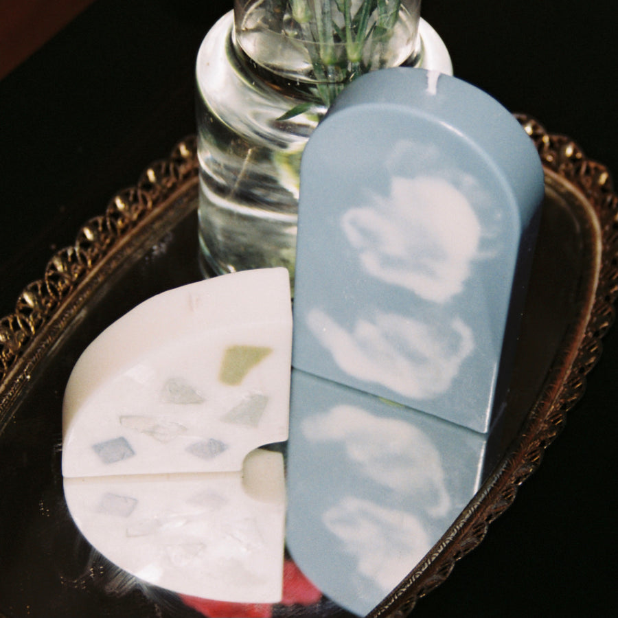 Portal Soy Pillar Candle - Cloudy