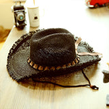 Straw Cowboy Hat- 2 Colors