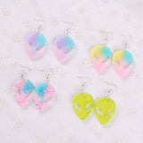 Alien Face Earrings- 4 Colors