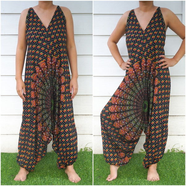 Bohemian Harem Jumpsuit- Chakra- 5 Colors