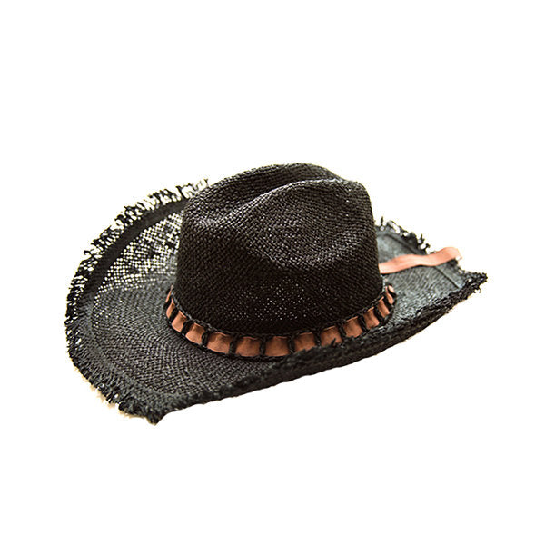 Straw Cowboy Hat- 2 Colors