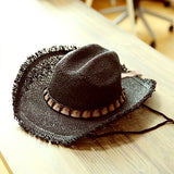 Straw Cowboy Hat- 2 Colors