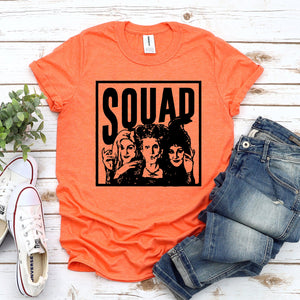 Unisex Halloween Hocus Pocus Squad T-Shirt- 6 Colors