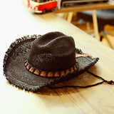 Straw Cowboy Hat- 2 Colors