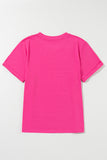 Basic Crew Neck Rolled Sleeve T-Shirt- 12 Colors