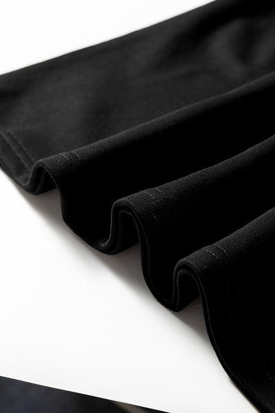 Tillandsia Purple Preppy Striped Sleeve Loose Mini Dress