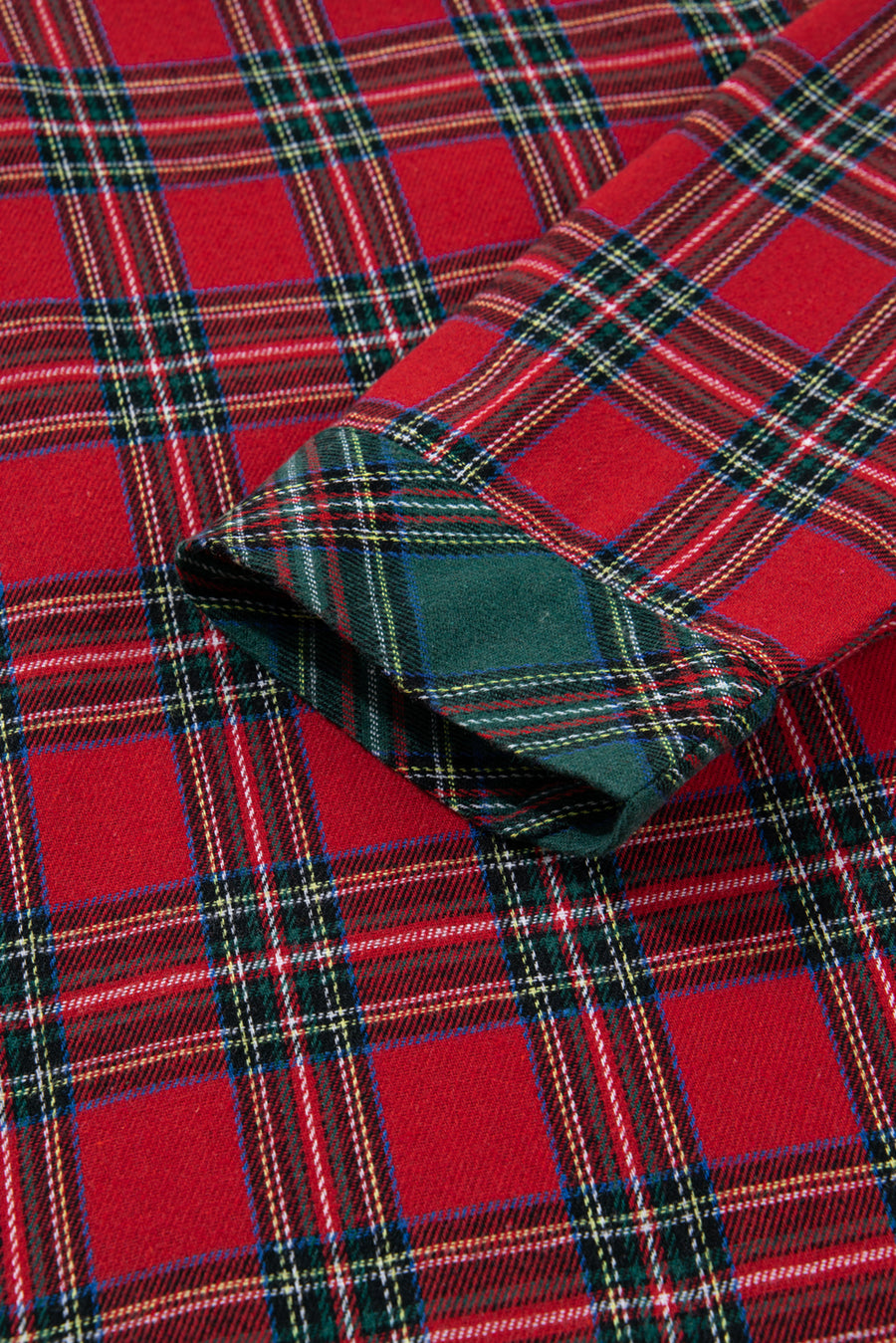Red Plaid Contrast Color Long Sleeve Pajama Set- 3 Options