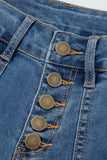 Ashleigh Blue Multi-Button High-Waist Wide Leg Jeans