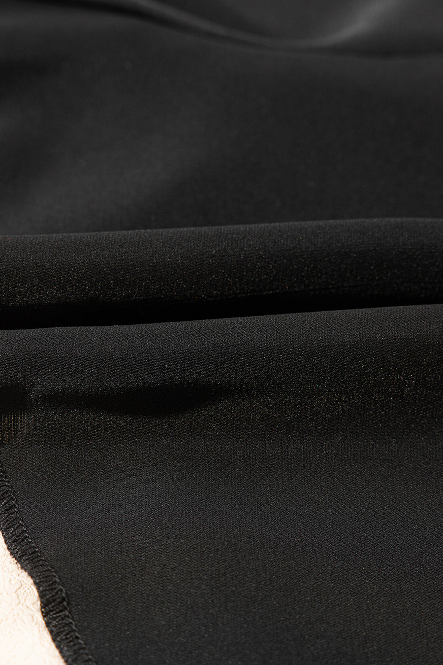 Black High-Waist Drawstring Hidden Pocket Swim Shorts