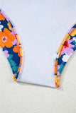 Floral Print Cutout Racerback High-Waist Tankini- 2 Styles
