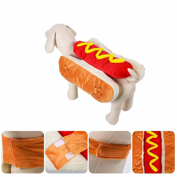 Hot Diggity Dog Pet Costume- 5 Sizes