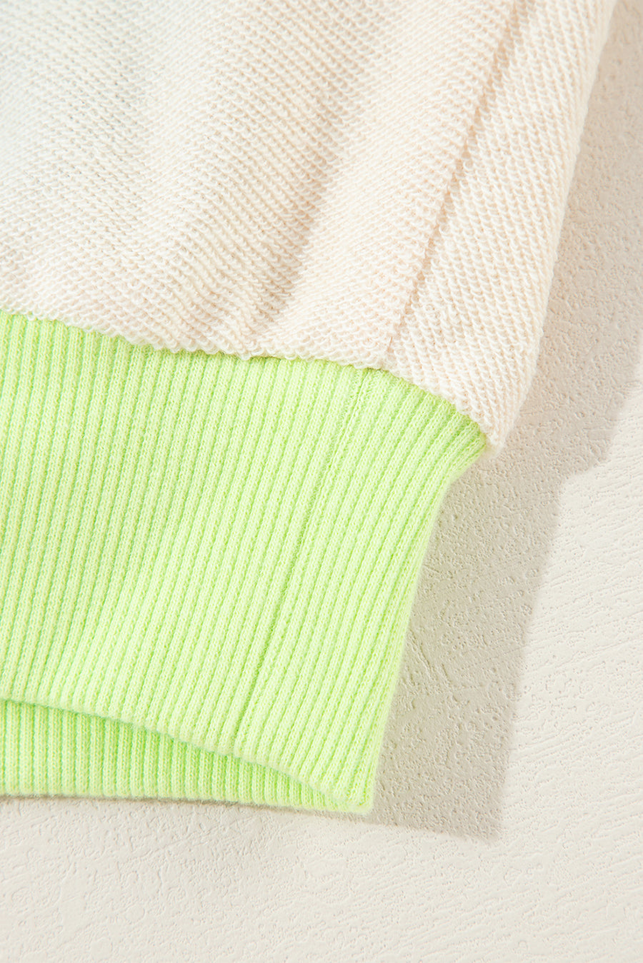 Color Block Patchwork Drop Shoulder Sweatshirt with Pockets- 2 Colors