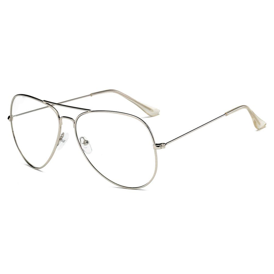 ENID - Trendy Aviator Clear Lens Sunglasses- 5 Colors