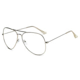 ENID - Trendy Aviator Clear Lens Sunglasses- 5 Colors