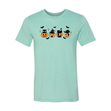 Unisex Black Cats, Pumpkins, & Bats Halloween T-Shirt-  7 Colors