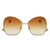 Eugene Trendy Oversized Pantone Lens Sunglasses- 12 Colors