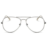 ENID - Trendy Aviator Clear Lens Sunglasses- 5 Colors