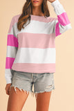 Color Block Long Sleeve Top- 3 Colors
