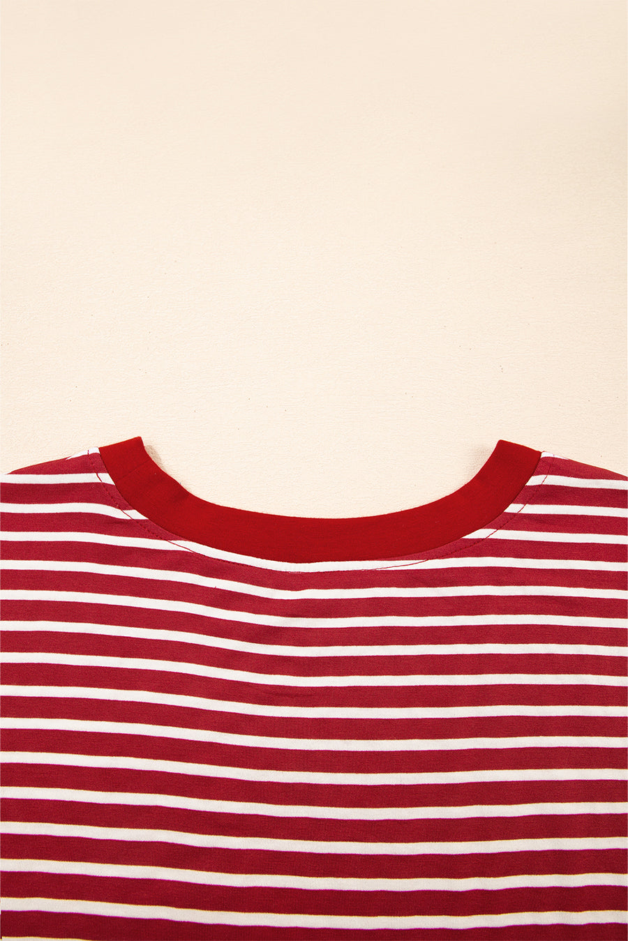 Striped Chest Pocket Crew Neck Muscle Tee- 2 Colors