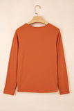 Asymmetric Seam Long Sleeve Shirt- 3 Colors