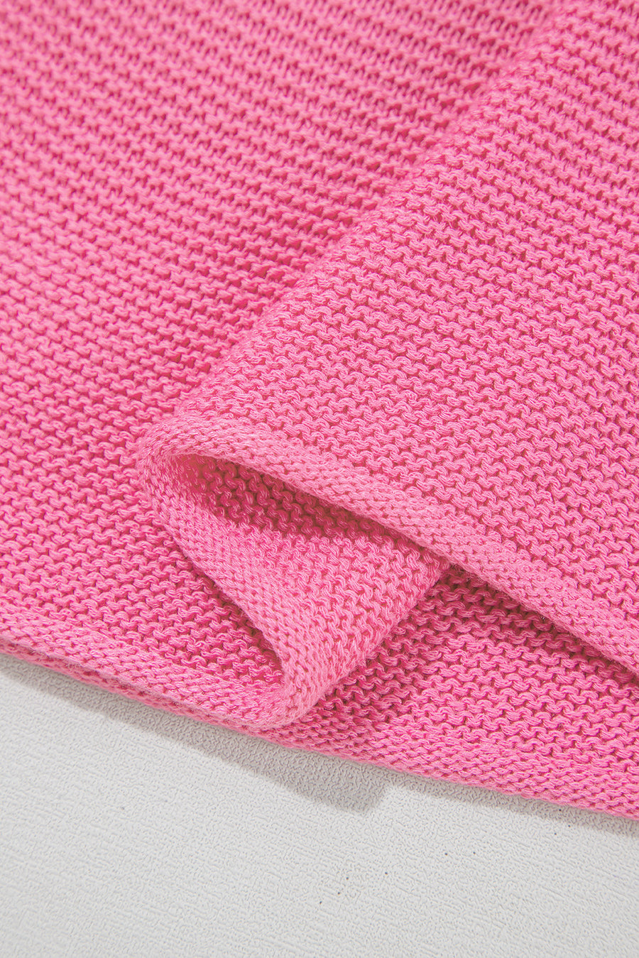 Solid Color Slit Hem Knit Top- 3 Colors